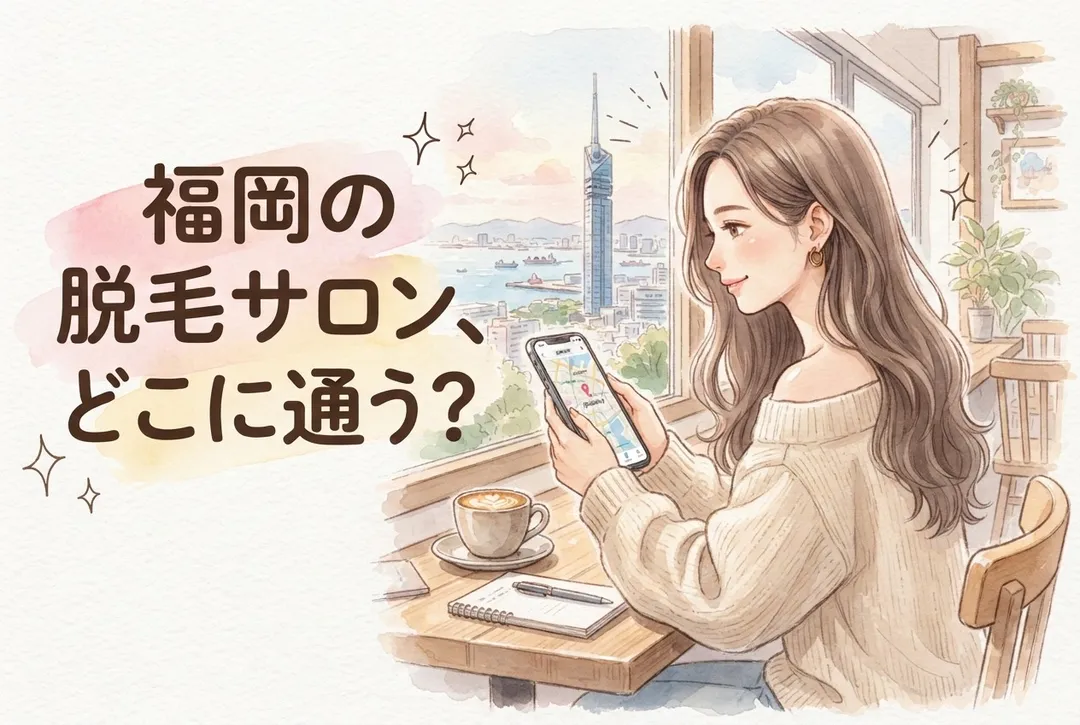 福岡の脱毛サロンおすすめ4社｜天神・博多・小倉の店舗と料金を比較