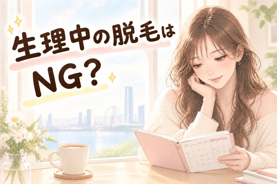 生理中に脱毛はNG？注意点と正しいスケジュールの立て方