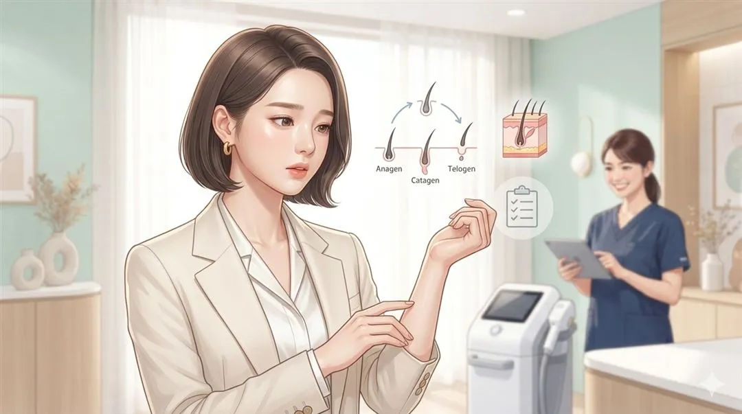 硬毛化と打ち漏れの違い｜毛が濃くなった・まだらに残ったときの対応