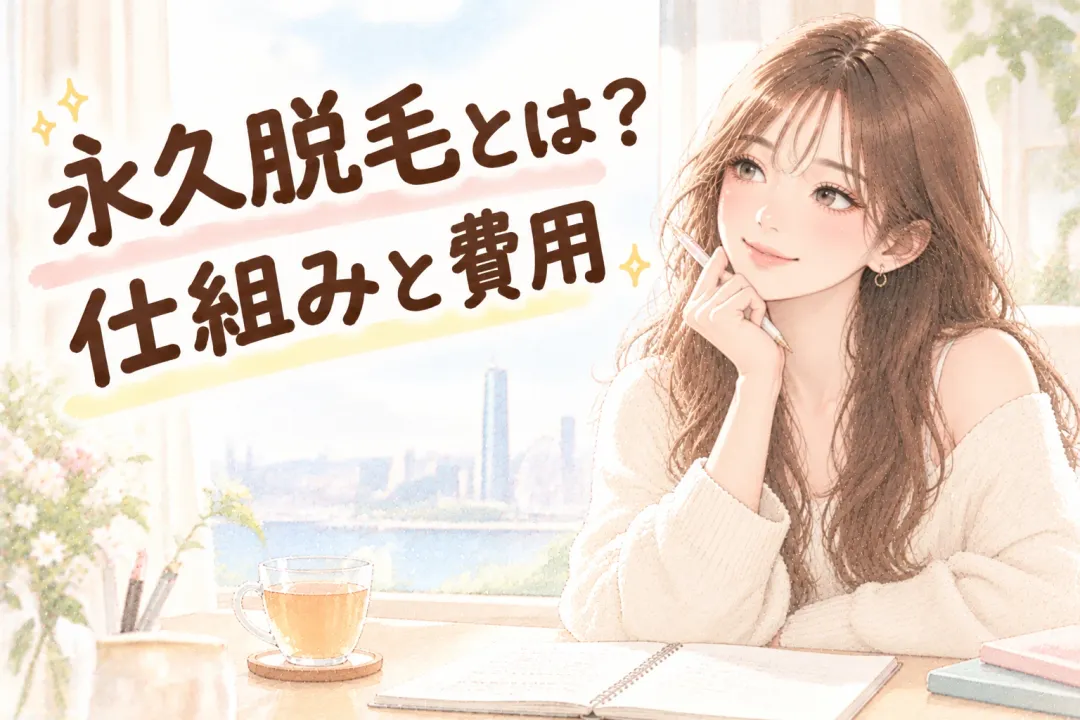永久脱毛とは？仕組み・費用・美容脱毛との違いを解説