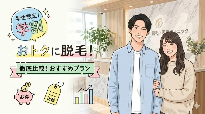 学割で脱毛する方法まとめ！サロン・クリニック別に紹介
