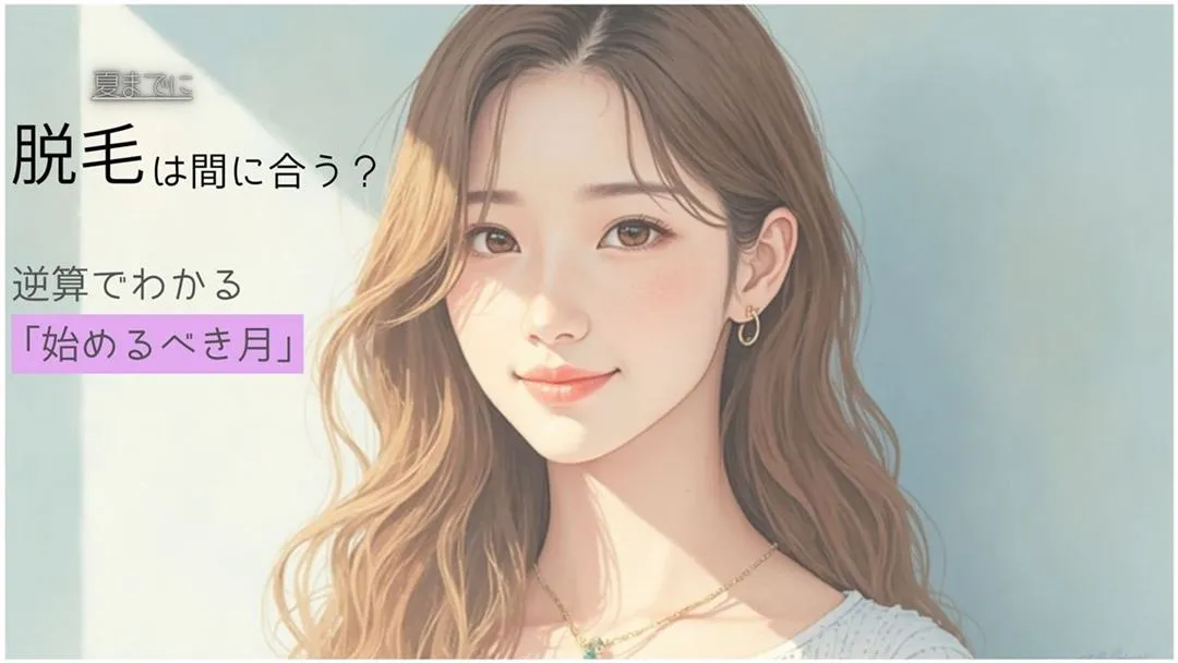 夏までに脱毛は間に合う？逆算でわかる『始めるべき月』徹底ガイド